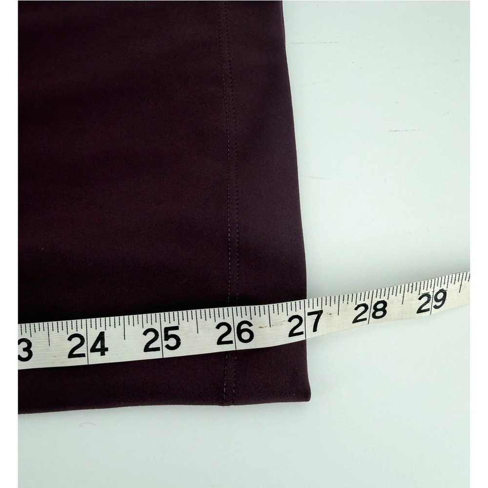 Halara XL Petite Plum Purple High Waisted Wide Leg Pleated Trousers NWT - Picture 5 of 7